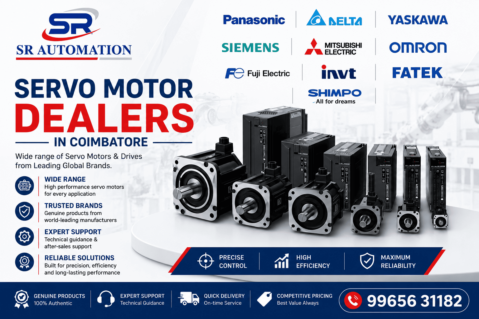 Servo Motor Dealers in Coimbatore