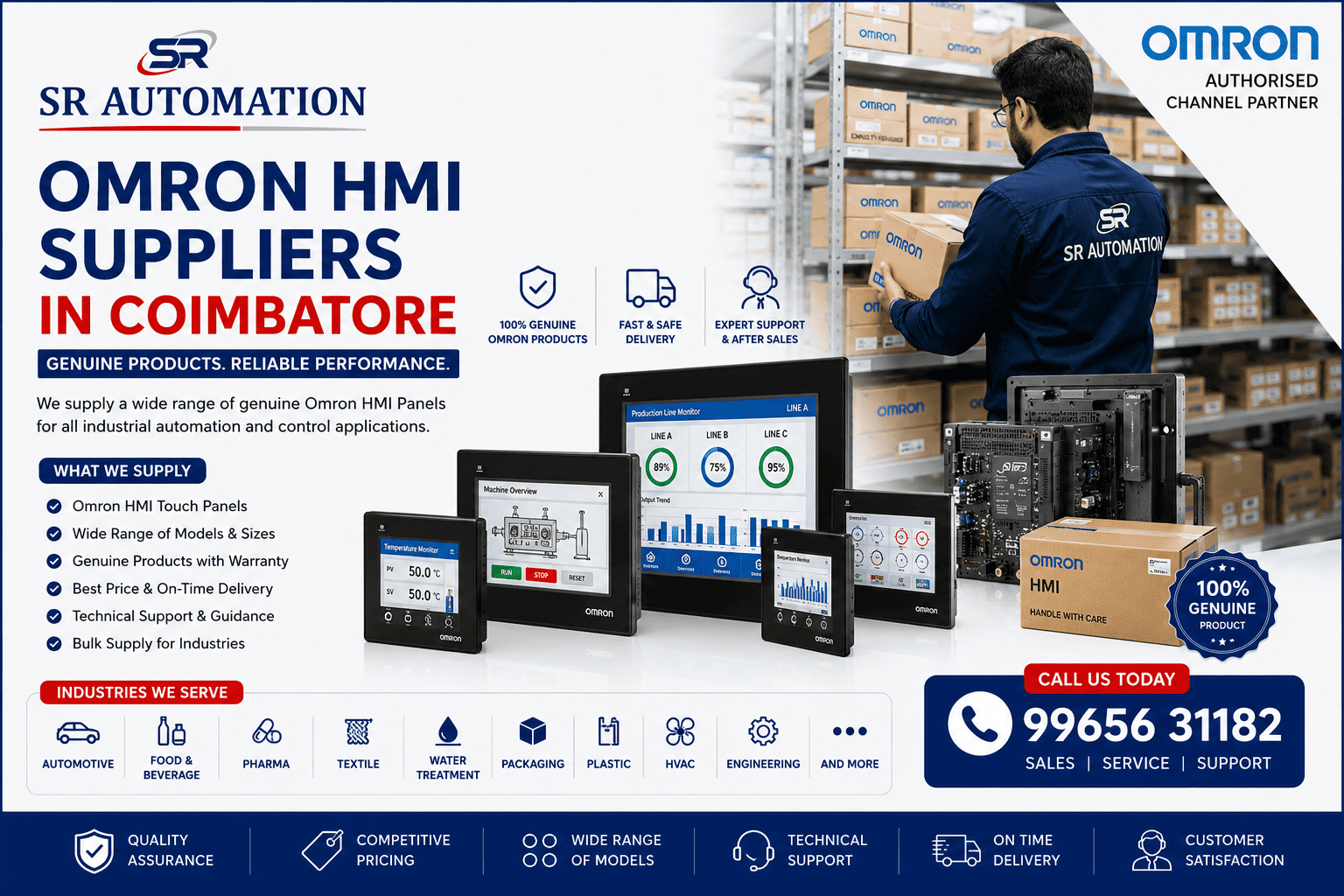 Omron HMI Suppliers in Coimbatore