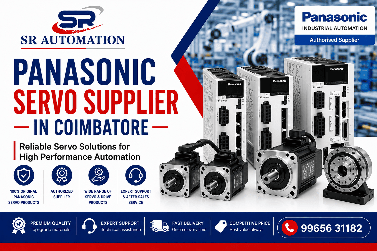 Panasonic Servo Supplier in Coimbatore