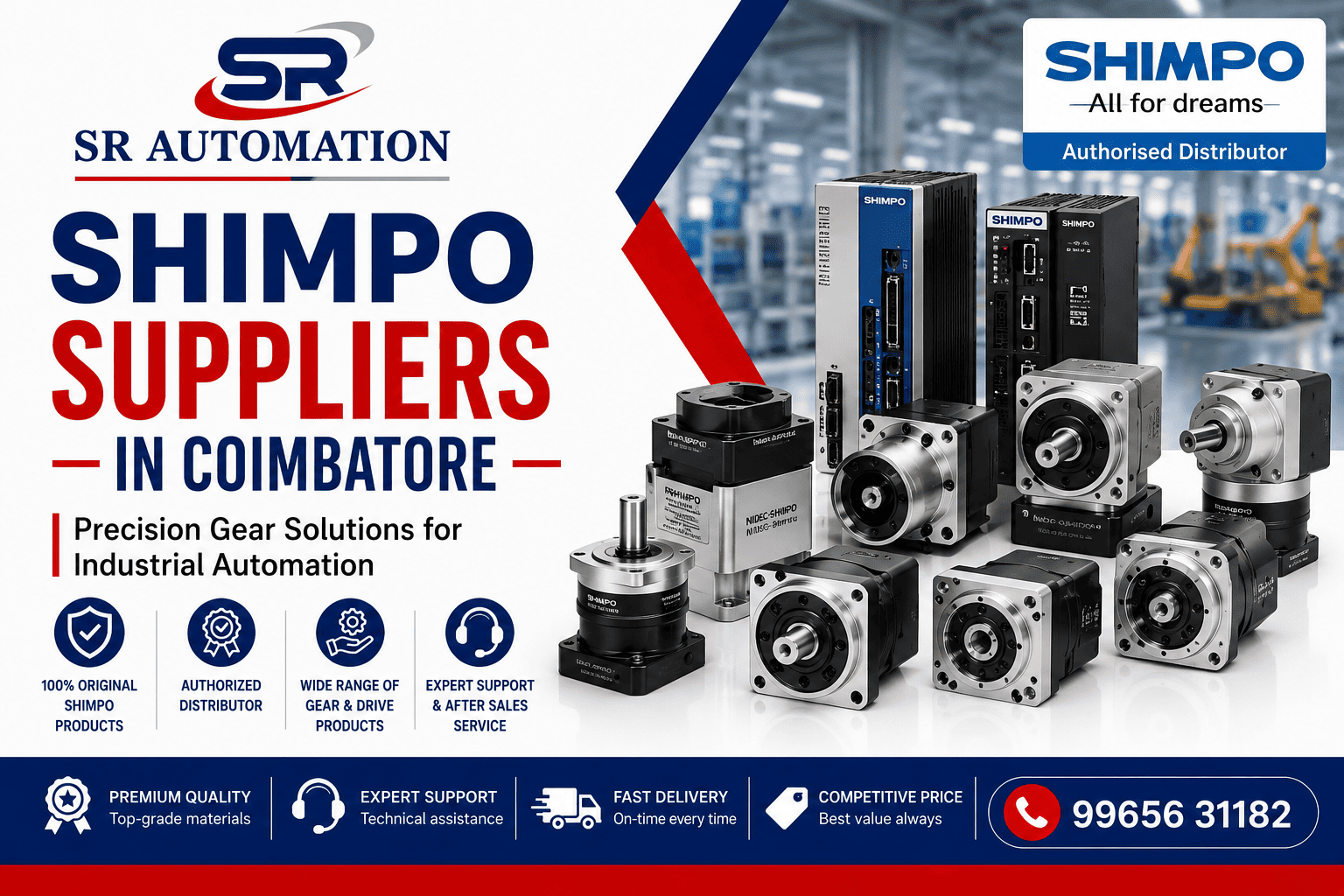 Shimpo Suppliers in Coimbatore | SR automation