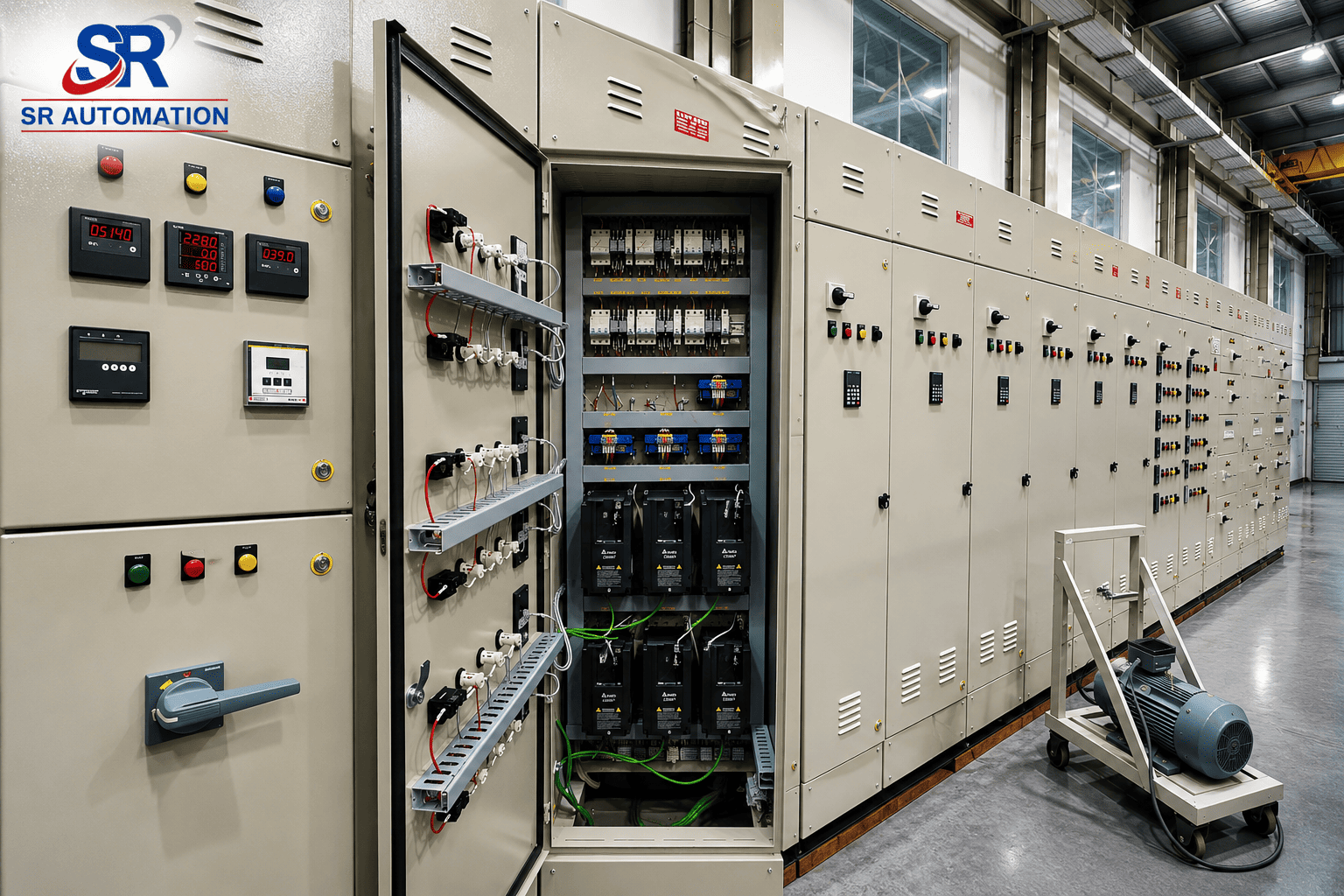 Industrial Burner Control Panel – 48 Drive Application