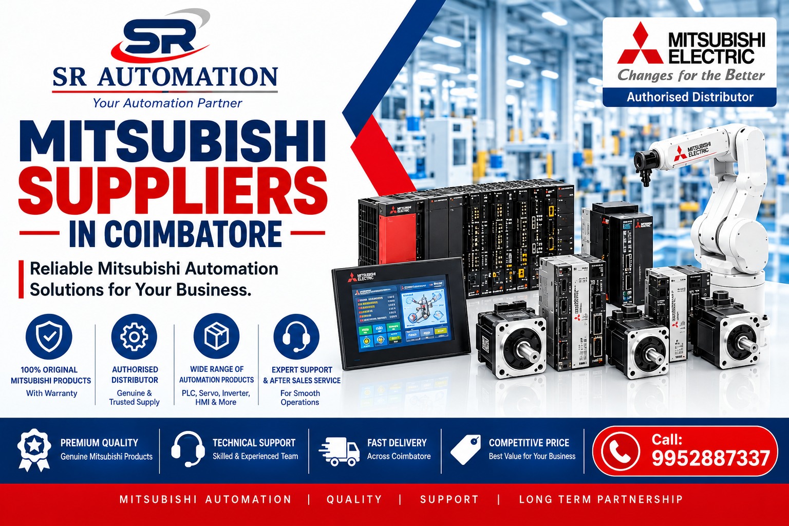 Mitsubishi Suppliers in Coimbatore | SR automation